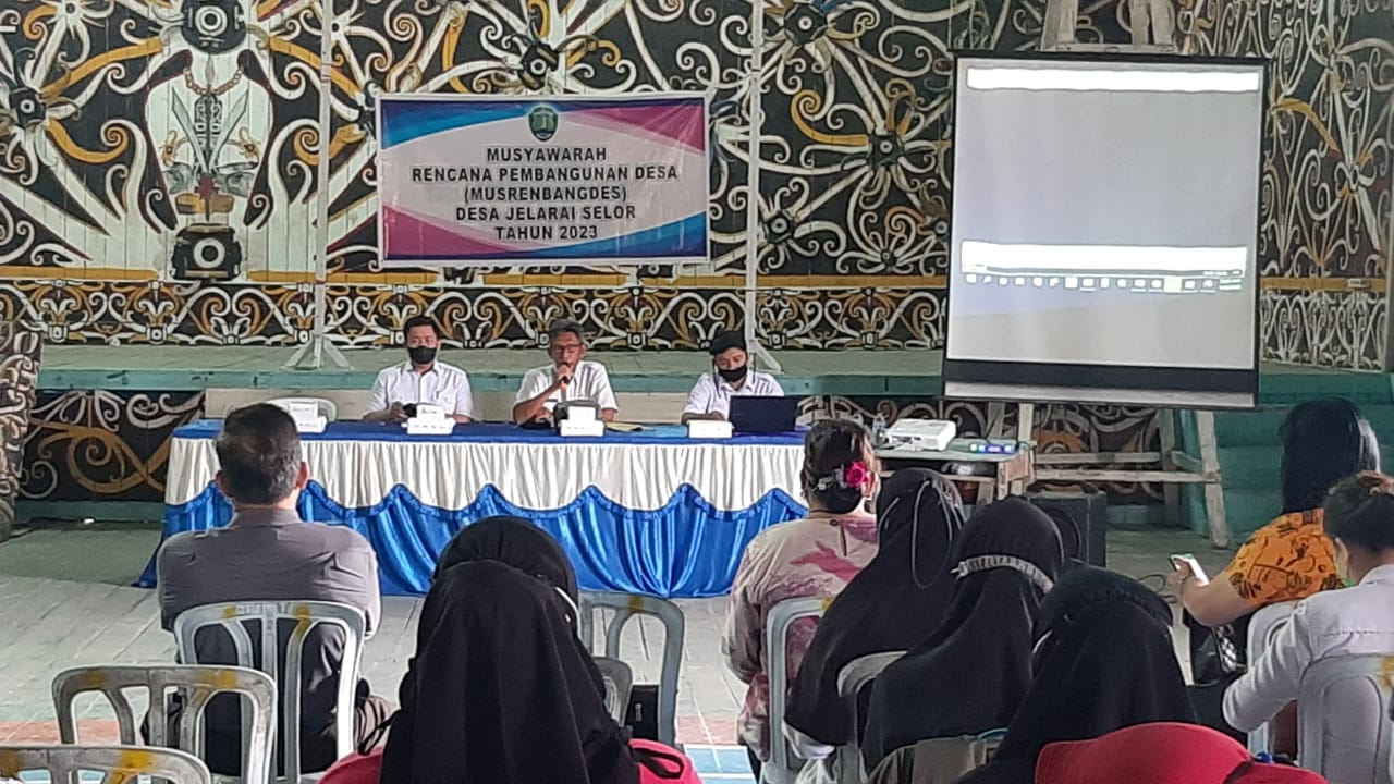 Pelaksanaan Musrenbang Tahun 2022 di  Desa Jelarai Selor